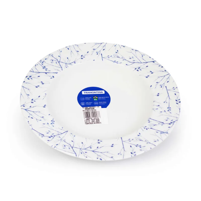 Prato de Porcelana Fundo 23cm Sissi Tramontina