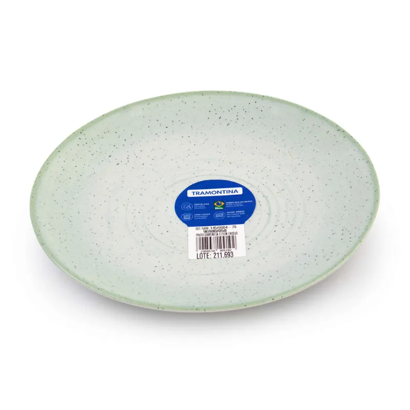 Prato de Porcelana Sobremesa 21cm Enseada Tramontina - Tramontina