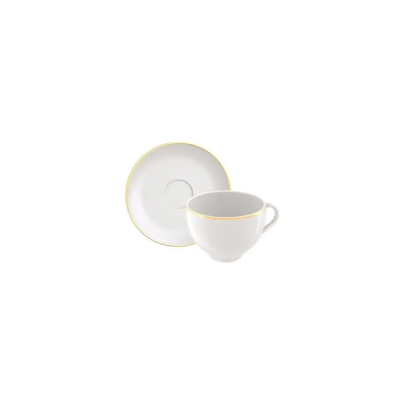 Conjunto Xícara Pires Chá Tramontina Anna Porcelana Decorada, 250ml 2 Peças Tramontina - Tramontina - Utilidades Domesticas