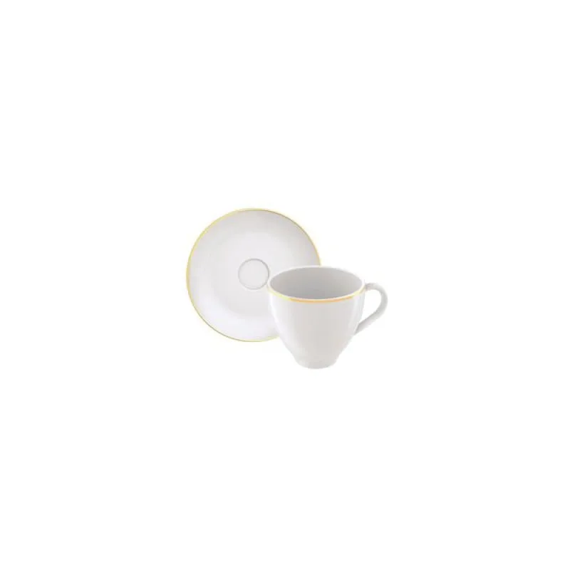 Conjunto Xícara Pires Café Tramontina Anna Porcelana Decorada 2 Peças Tramontina - Tramontina