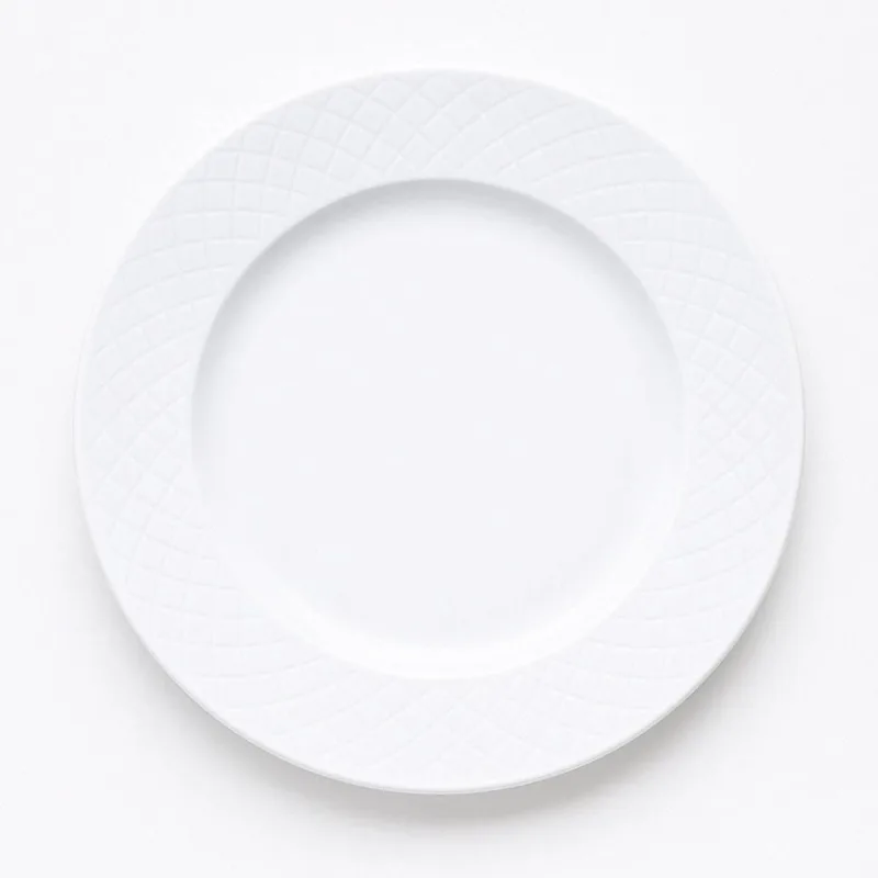 Kit Jogo 4 Pratos Raso Mesa Ingrid Porcelana 27cm Tramontina - Tramontina