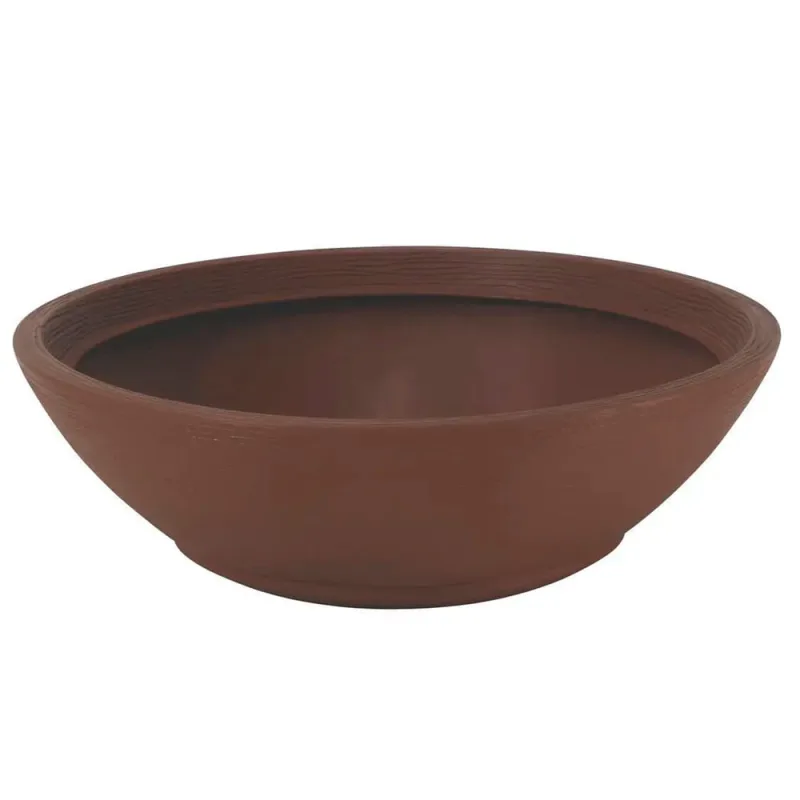 Vaso Tramontina Indi Marrom 17cm - TRAMONTINA - Jardinagem