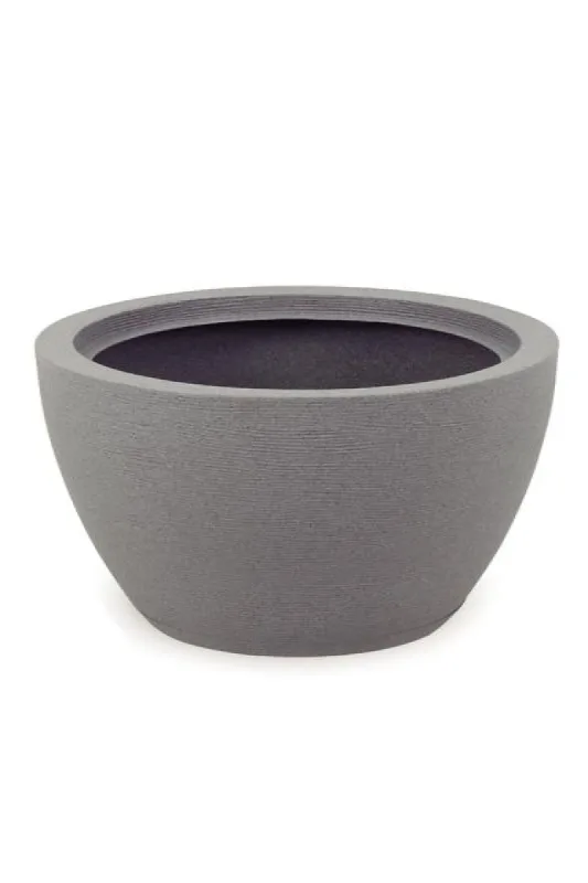 Vaso Tramontina Granito Pedra em Polietileno com Prato Asteca 38cm - Tramontina