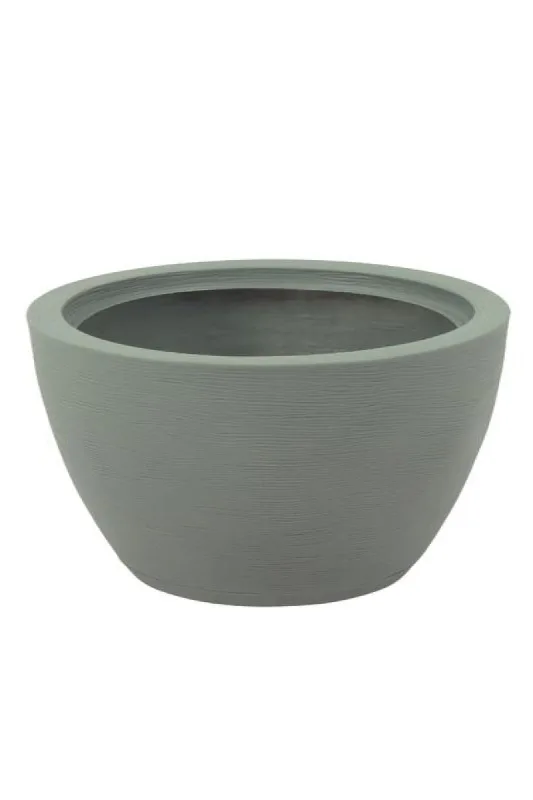 Vaso Tramontina Verde Sálvia em Polietileno com Prato Asteca 38cm - Tramontina