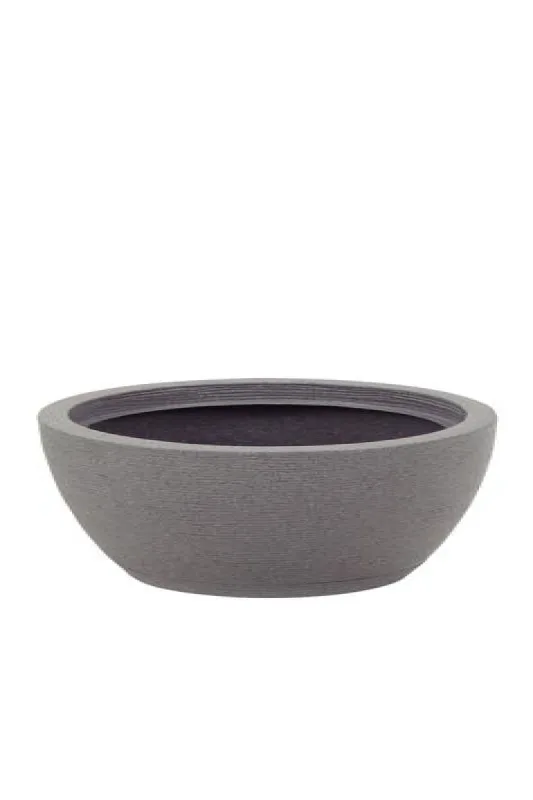 Vaso Tramontina Granito Pedra em Polietileno com Prato Asteca 24cm - Tramontina