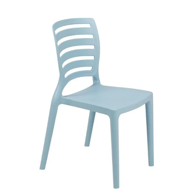 Cadeira Infantil Sofia Empilhável 100KG Azul Pastel Tramontina 36.5CM - Tramontina