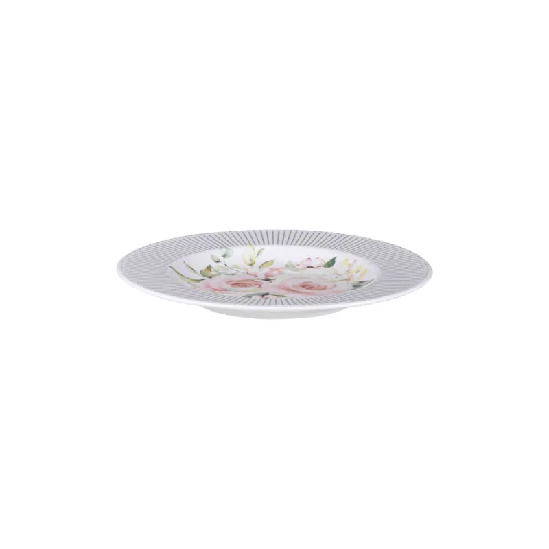 Prato Sobremesa Tramontina Ornatta em Porcelana Decorada 21 - Tramontina