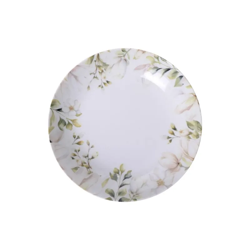 Prato Fundo Tramontina Magnolia em Porcelana Decorada 22 cm - Tramontina