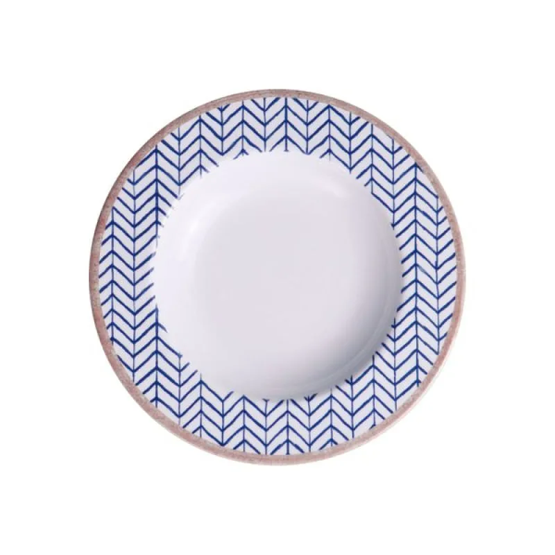 Prato Fundo Tramontina Abstratta Porcelana Decorada 23cm Tramontina - Tramontina
