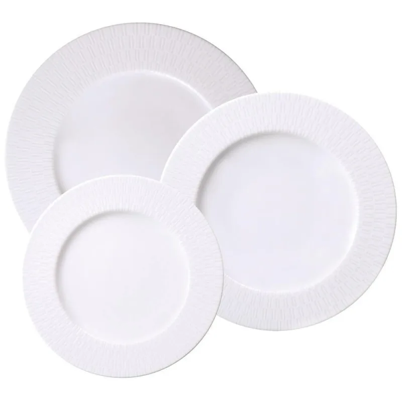 Jogo De Pratos Tramontina Santorini Em Porcelana Decorada 12 Peças - 96589025 - Tramontina