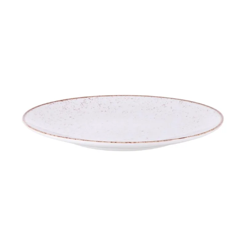Prato Raso Tramontina Rustico Marrom MaxForc Porcelana 30cm - Tramontina