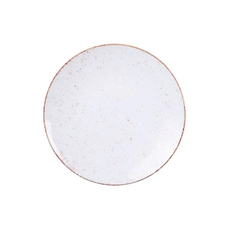 Prato Sobremesa Tramontina Rustico Marrom MaxForce Porcelana 23cm Tramontina - Tramontina