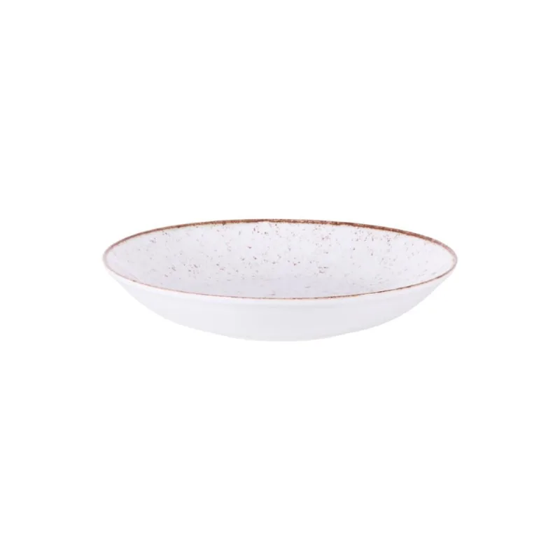 Prato Fundo Tramontina Rustico Marrom MaxForce em Porcelana 25 cm - Tramontina