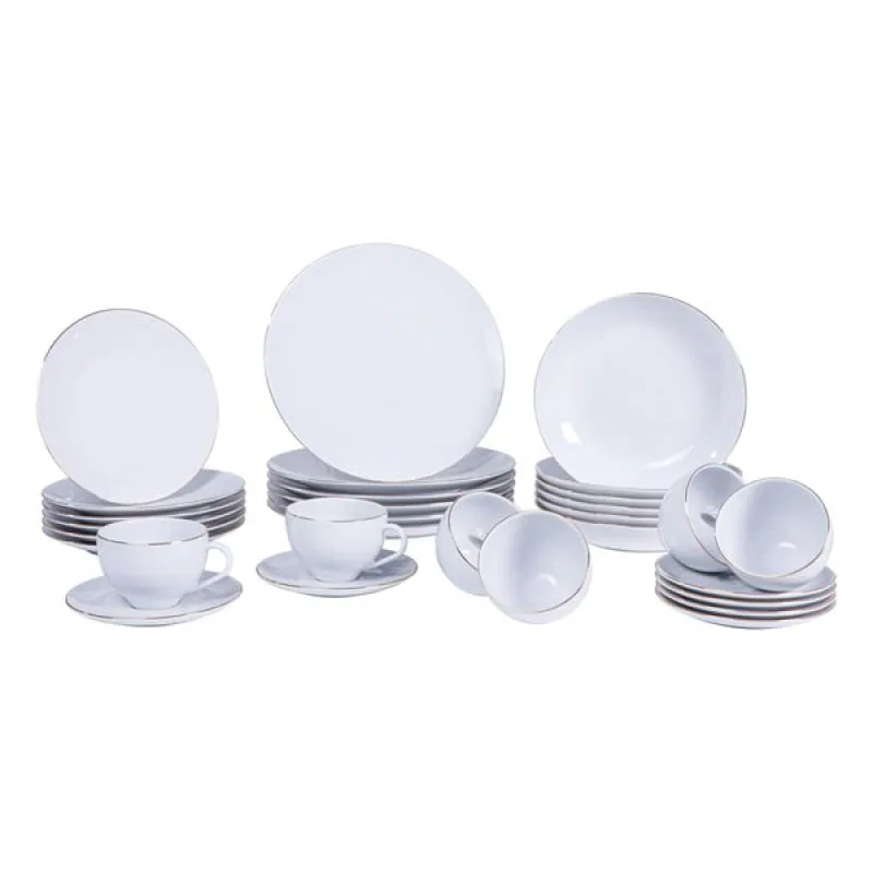 Aparelho de Jantar Tramontina Anna em Porcelana Decorada 20 Peças Jogo de Pratos Tramontina - Tramontina