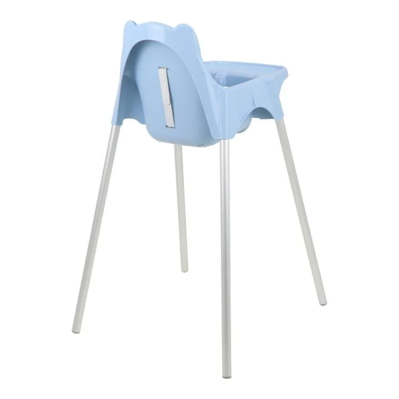 Cadeira para Refeição Infantil Tramontina Teddy 6 Meses Até 15kg com Almofada e Cinto Fixa Azul - Tramontina