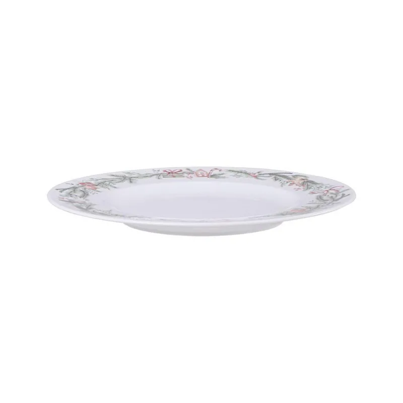 Prato Panetone Tramontina Noite Feliz Em Porcelana Decorada 28 Cm - Tramontina