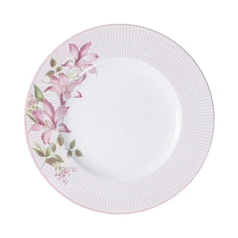 Prato Raso Tramontina Poème 28cm Em Porcelana Decorada - Tramontina
