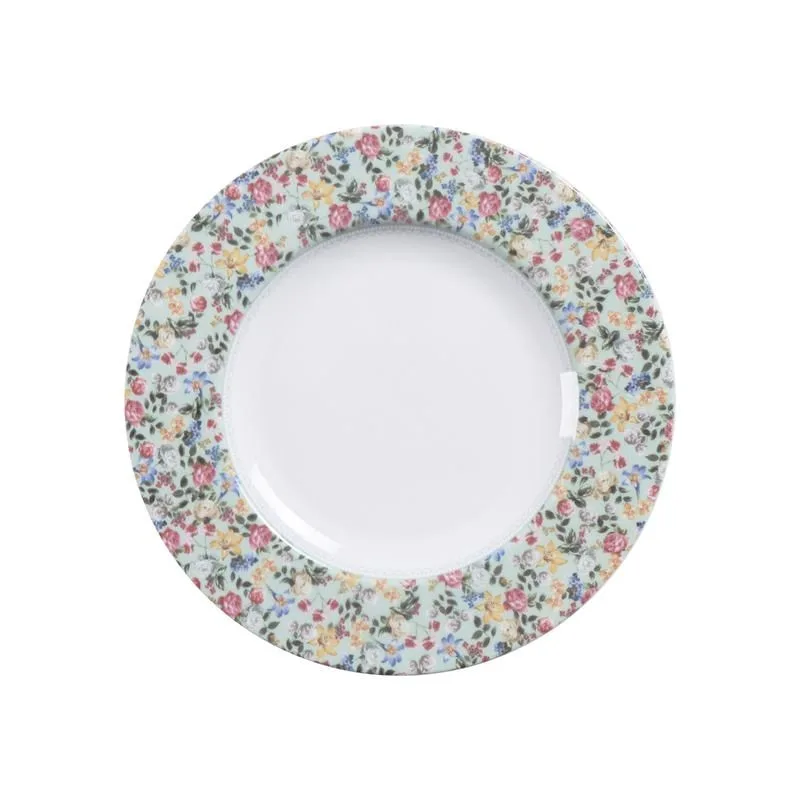 Prato Sobremesa Tramontina Dalina 21cm em Porcelana Decorada - Tramontina - Utilidades Domesticas