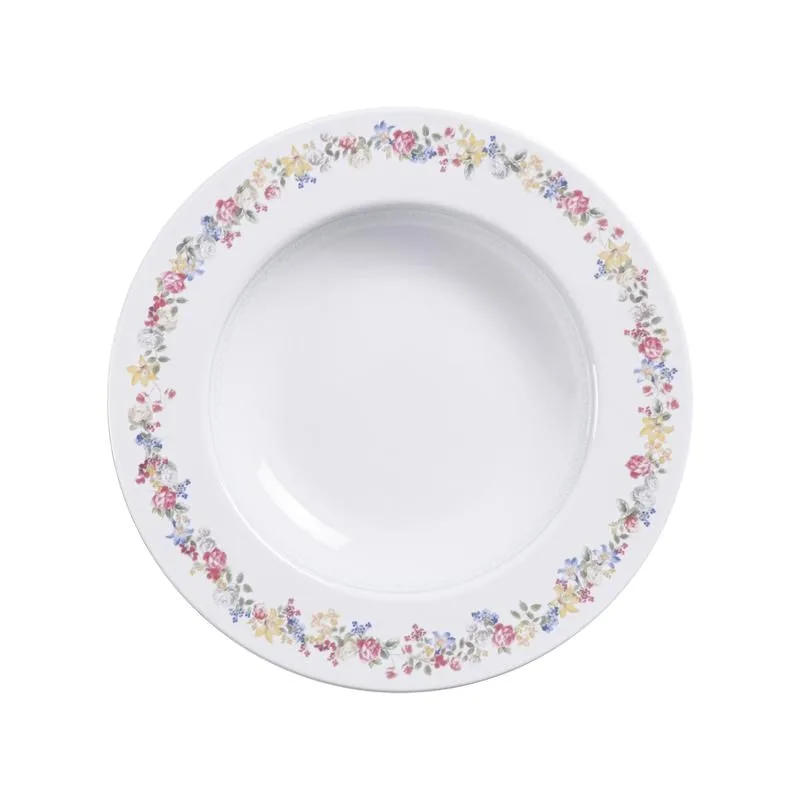 Prato Fundo Tramontina Dalina 23cm em Porcelana Decorada - Tramontina