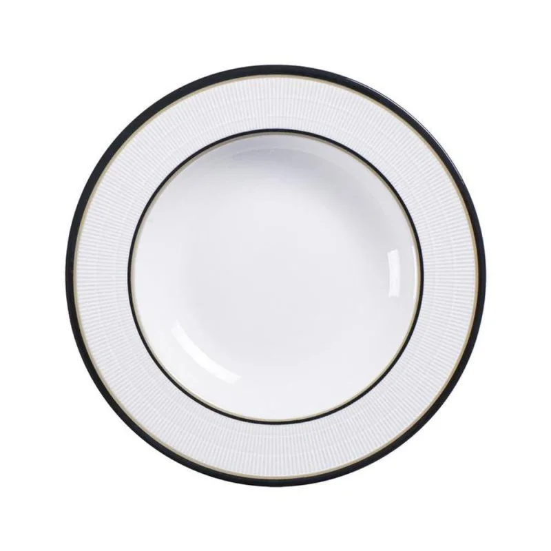Prato Fundo Tramontina Sienna 23cm Em Porcelana Decorada - Tramontina