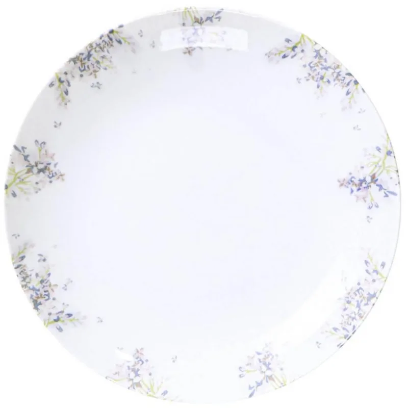 Prato Fundo Fogli Porcelana Decorada 21cm Tramontina Avulso Servir Massas Sopas Caldos - Tramontina