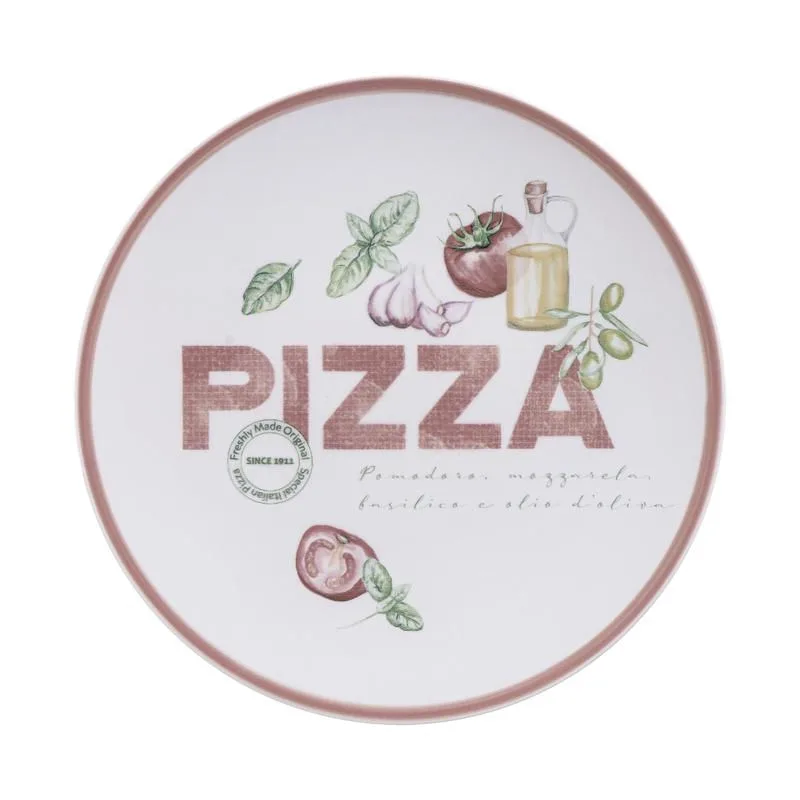 Prato Raso Tramontina Milano 25cm em Porcelana Decorada - Tramontina