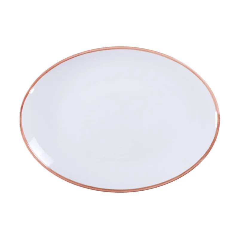 Travessa Oval Tramontina Jeri Mocha em Porcelana 32cm Tramontina - Tramontina