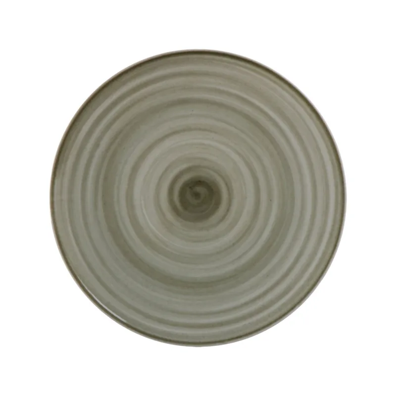 Prato Sobremesa Tramontina Paraty Verde 23 Cm Porcelana Artesanal Resistente A Micro-ondas E - Tramontina - Utilidades Domesticas
