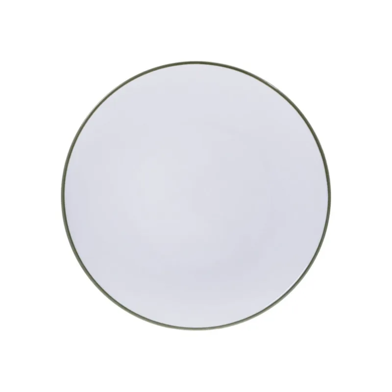 Prato Raso Tramontina Jeri Verde Em Porcelana 25 Cm - Tramontina