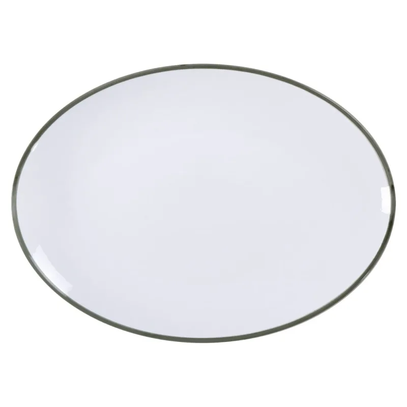 Travessa Oval Tramontina Jeri Verde Em Porcelana 40 Cm - Tramontina