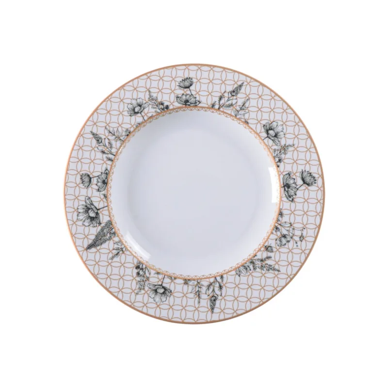 Prato Sobremesa Tramontina Solaris 21 Cm Porcelana Tradicional E Exclusiva - Tramontina