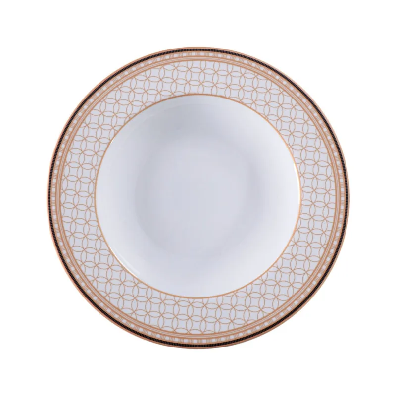 Prato Fundo Tramontina Solaris 23 Cm Em Porcelana Decorada - Tramontina