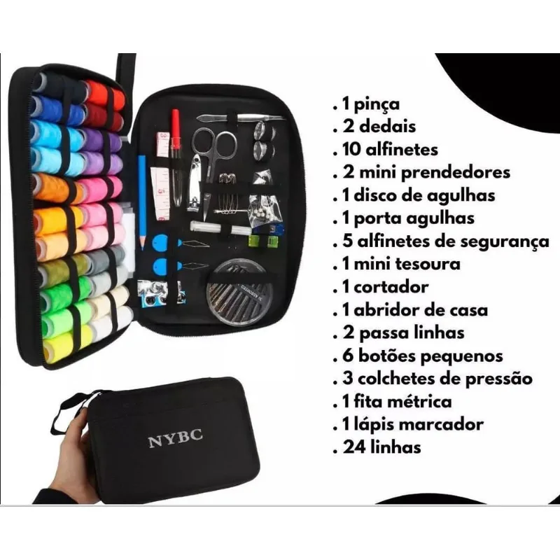 Kit Costura Completo Otimo Item Ter Na Bolsa Ideal Reparos