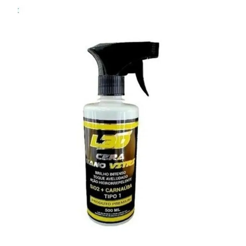Cera Automotiva Brilho Intenso Nano Vitri L3D Original