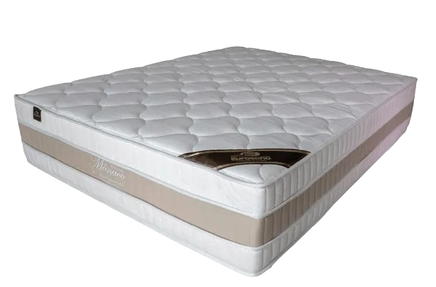 Colchão Queen Eurosono 158X198X33 Mônaco Molas Ensacadas c/ 1 Eurotop Marfim - EUROSONO