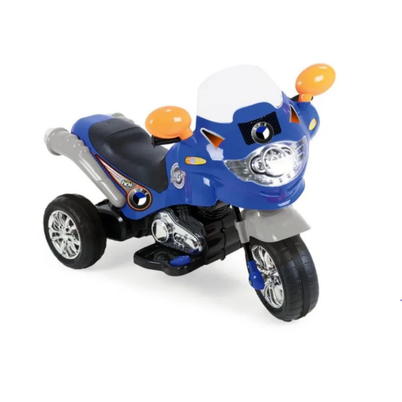 Moto Elétrica Infantil Criança Speed Chopper 6v Azul