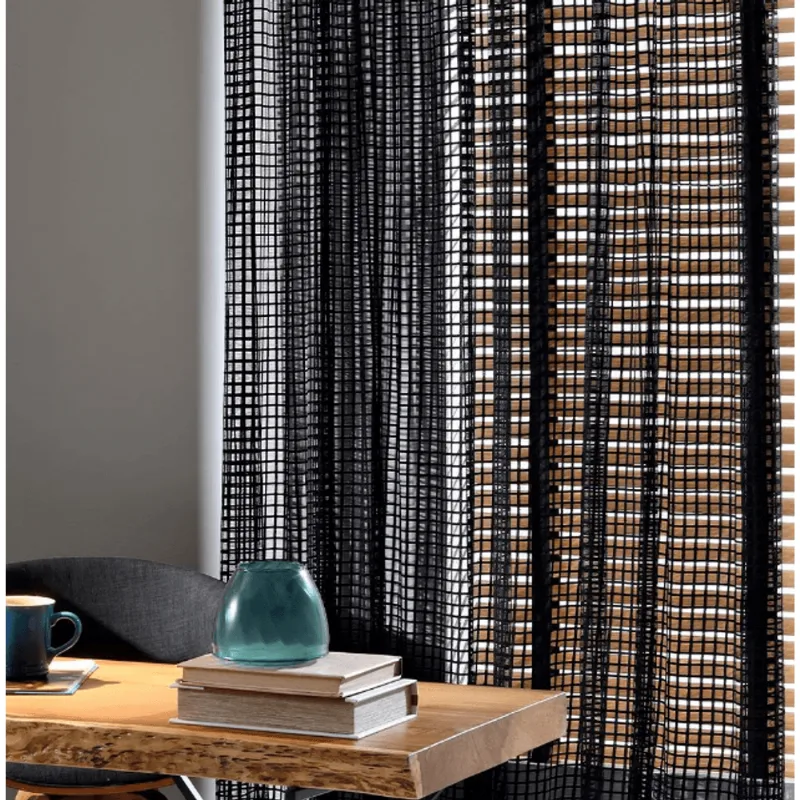 Xale 210x250cm Búzios Preto Bella Janela