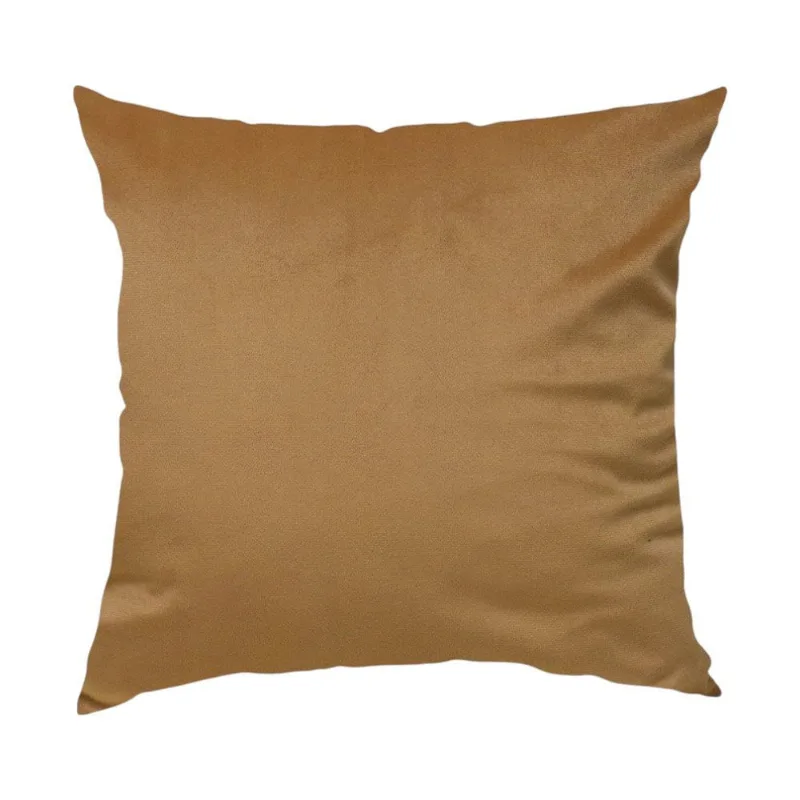Capa De Almofada Bella&Co Velvet Lisa Camelo 45x45cm (MP) - BELLA JANELA