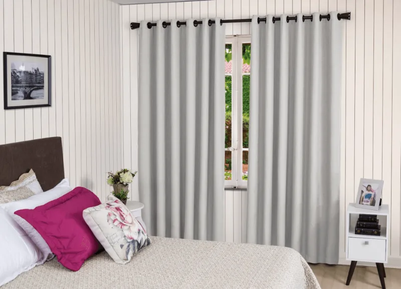 Cortina Bella Janela Pratika Cromo 4,20 X 2,50 Duna - BELLA JANELA
