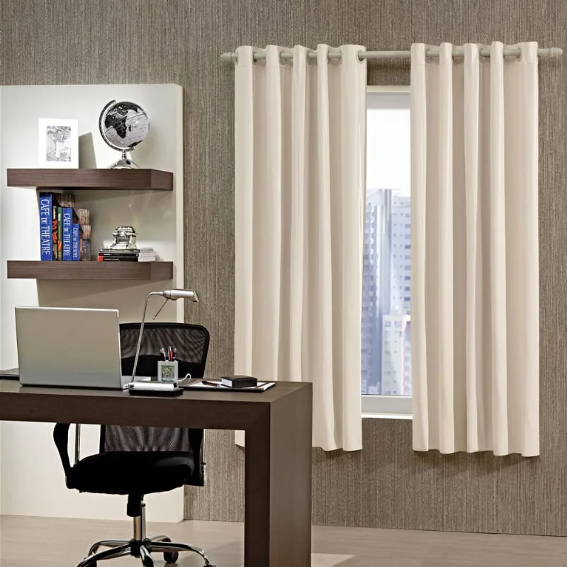Cortina Bella & Co Corta Luz PVC 300x170cm Areia (MP) - BELLA JANELA