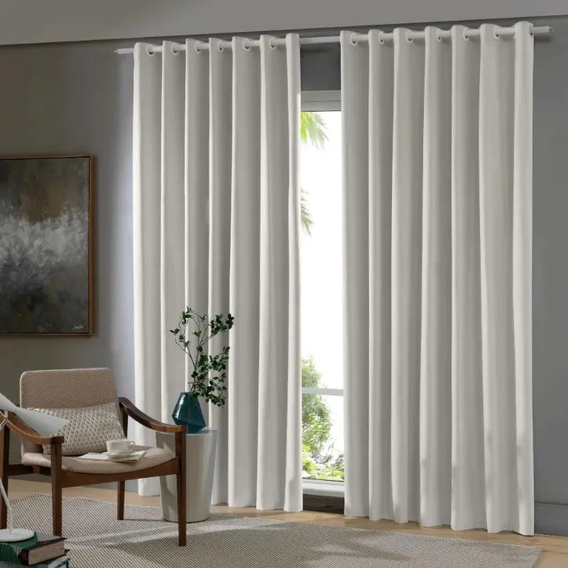 Cortina Blackout Tecido Comfort 2,60 X 2,30m Natural/unico - BELLA JANELA