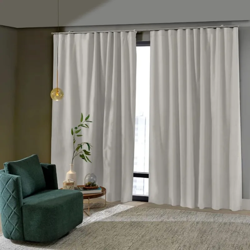 Cortina Confort Inove Blackout Tec 3,00 X 2,78m Natural/unico - BELLA JANELA