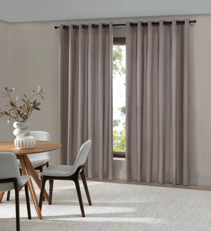 Cortina Bella Janela Corta Luz Uni Rubi Design 2,60 X 1,70 Duna - BELLA JANELA