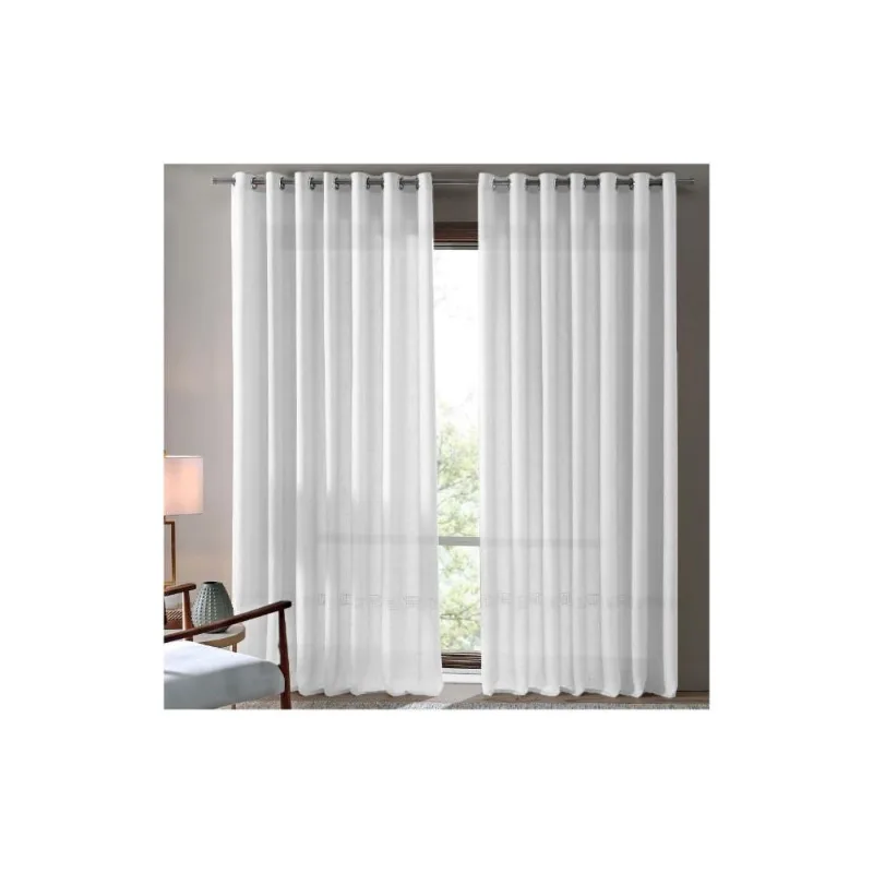 Cortina Bella Janela 420x230 cm Duplex Monte Carlo Branco
