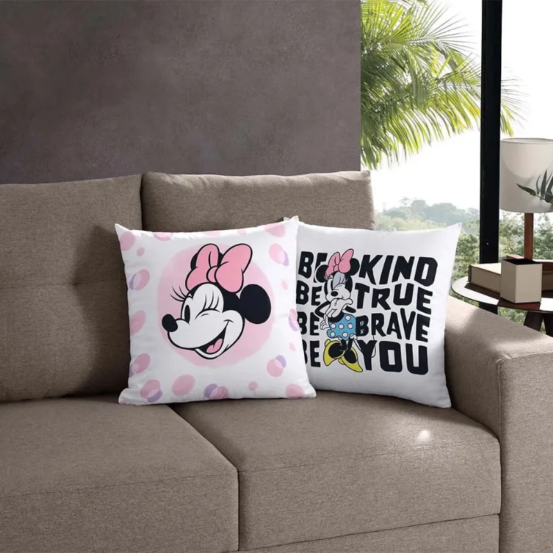 Capa de Almofada 45 X 45cm Minnie Be You/único - BELLA JANELA