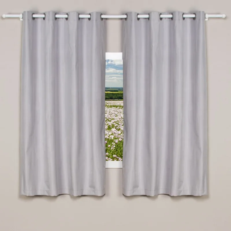 Cortina para Quarto e Sala 2,60X1,70 m Corta Luz Unika Havan Casa - Cinza - BELLA JANELA