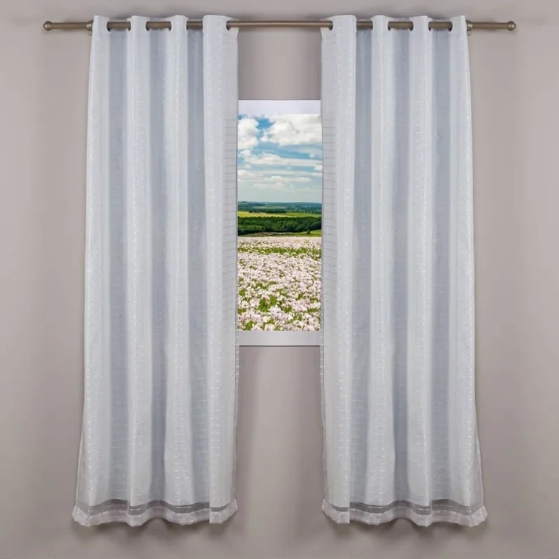 Cortina Para Quarto E Sala 2,60X2,30 M Pratika York Havan Casa - Branco - BELLA JANELA