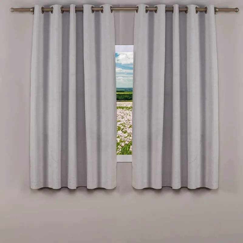 Cortina Para Quarto E Sala 3,00X1,70 M Blackout Turim Havan Casa - Areia - BELLA JANELA