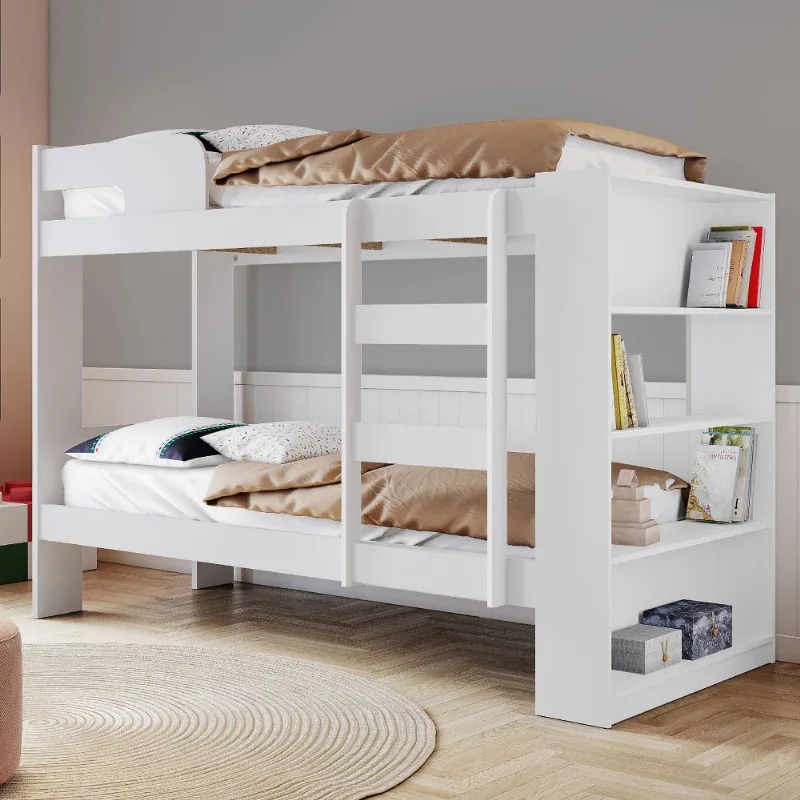 Beliche UP com Estante 4 Nichos - Branco