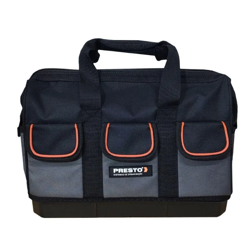 Bolsa De Ferramentas 15 Para Eletrecista 3 Bolsos Presto